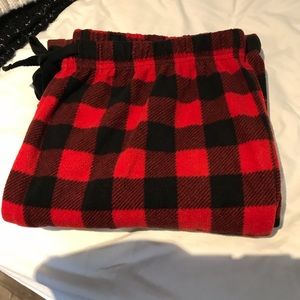 Ladies Buffalo Plaid Lounge Pants- Large